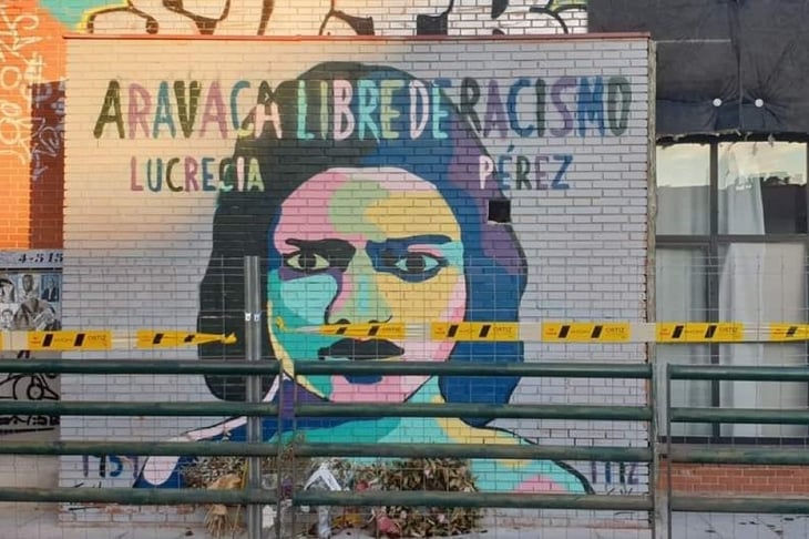 Vecinos de Madrid piden mantener un mural de la dominicana asesinada por racismo