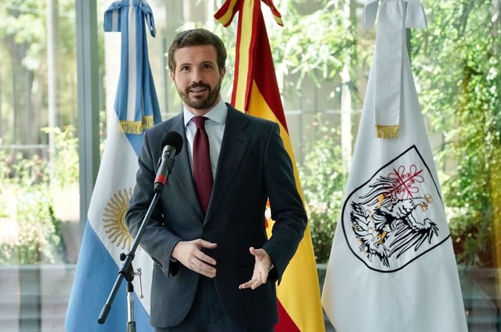 El presidente de Paraguay recibe en su residencia al líder de la oposición española
