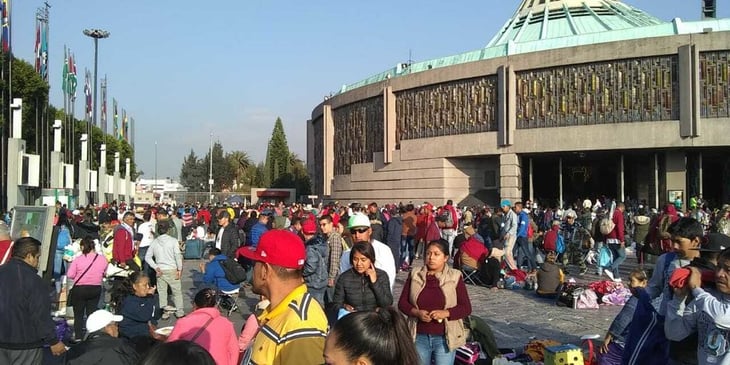 Inician cortes viales en la Basílica de Guadalupe