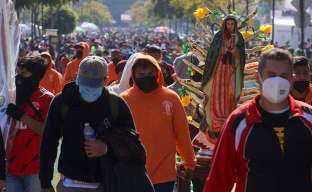 En 15 horas más de 30 mil peregrinos han llegado a la Basílica de Guadalupe