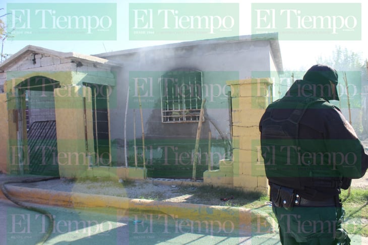 Pirómano incendia hogar en el Fraccionamiento Hipódromo de Monclova porque su cuñada lo acusó de robo 