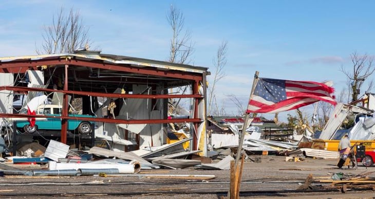Joe Biden promete la ayuda necesaria para afrontar la devastación de los tornados