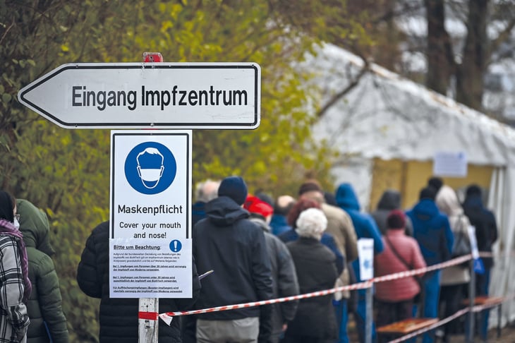 El gobierno de Alemania  acelera vacunaciones con incidencia en descenso