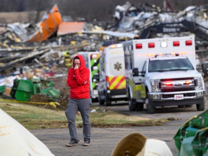 Gobernador de Kentucky: 'Hemos perdido a más de 80 habitantes por los tornados'