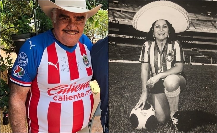 Vicente Fernández y Carmen Salinas, dos grandes seguidores de Chivas