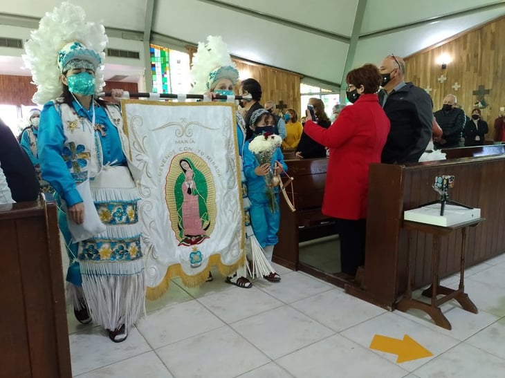 Creyentes de Monclova celebran con fe el día de la Virgen Guadalupana