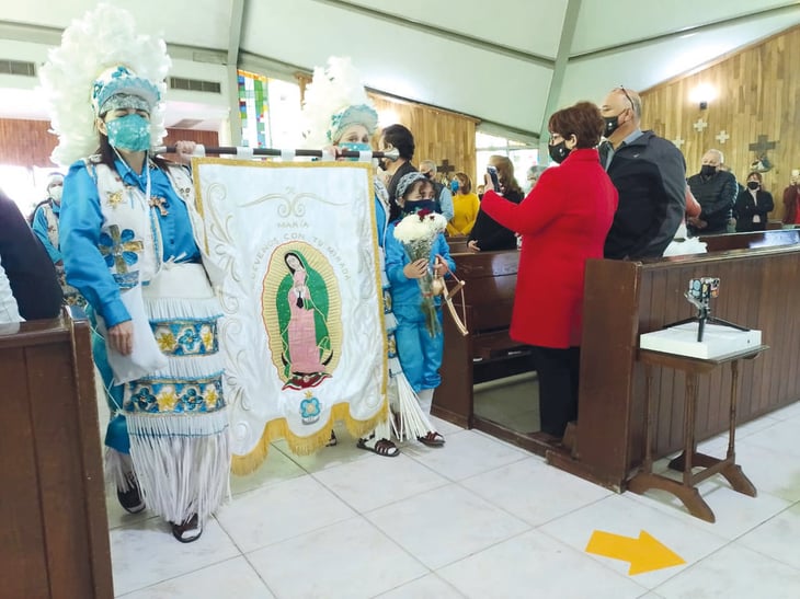 Creyentes celebran con fe el día de la Virgen Guadalupana en Monclova