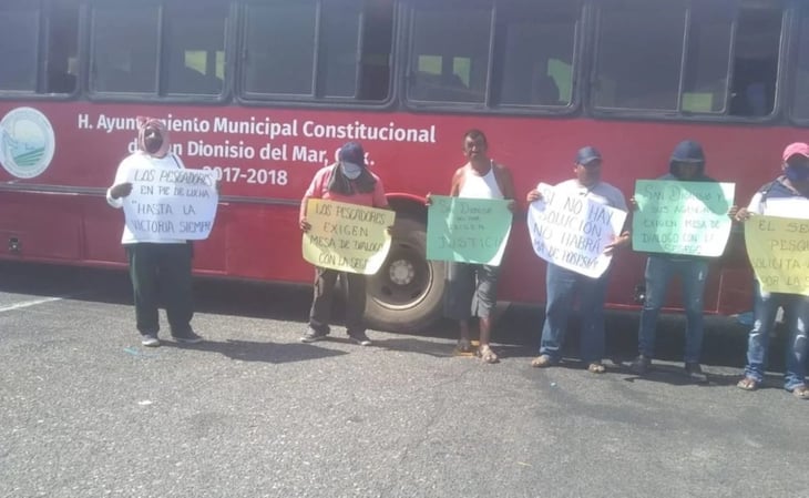 Pescadores ikoots de Oaxaca exigen apoyos de Conapesca