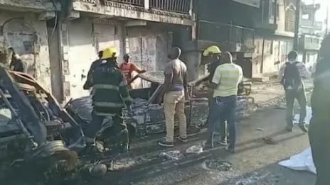 Suben a 61 los muertos por la explosión de un camión cisterna en Haití