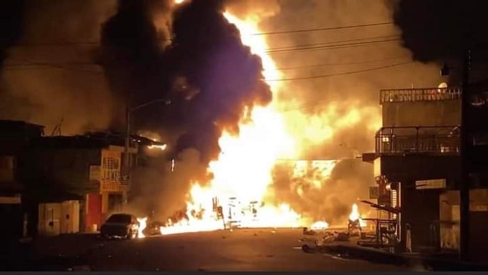 Cuba envía condolencias a Haití por la explosión de un camión cisterna