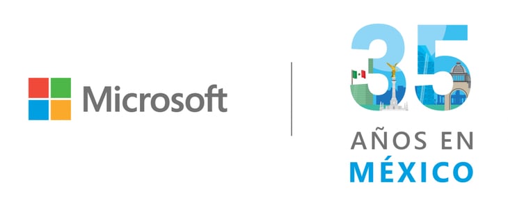 Microsoft cumple sus primeros 35 años en México
