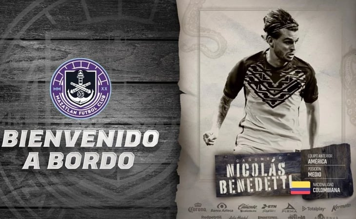 Nico Benedetti es nuevo jugador de Mazatlán