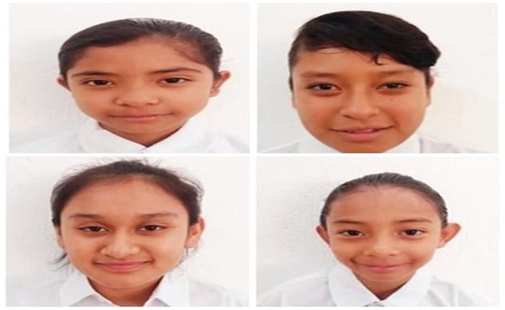Cuatro niñas llevan desaparecidas casi un mes