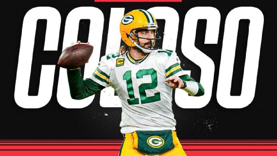 Aaron Rodgers, quarterback de los Packers, es el Coloso de la Semana 15