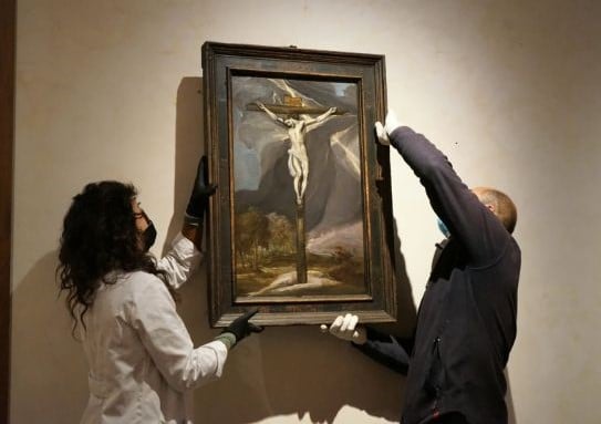 Museo del Greco de Toledo expone su nuevo cuadro 'Crucifixión'