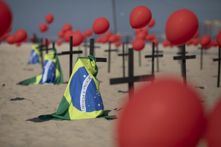 Brasil registra 137 muertes y 3,645 nuevos casos por COVID-19 en 24 horas