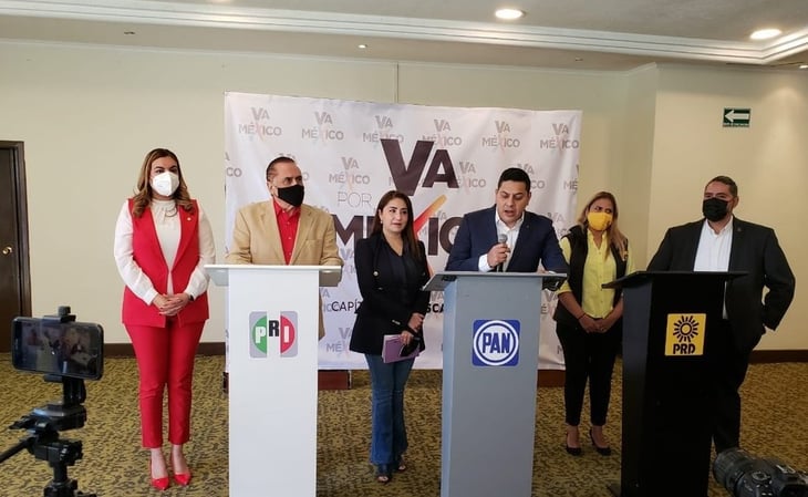 PAN, PRI y PRD anuncian coalición por la gubernatura de Aguascalientes