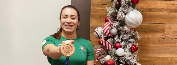 Aremi Fuentes celebrará la Navidad con el mejor regalo; su medalla olímpica