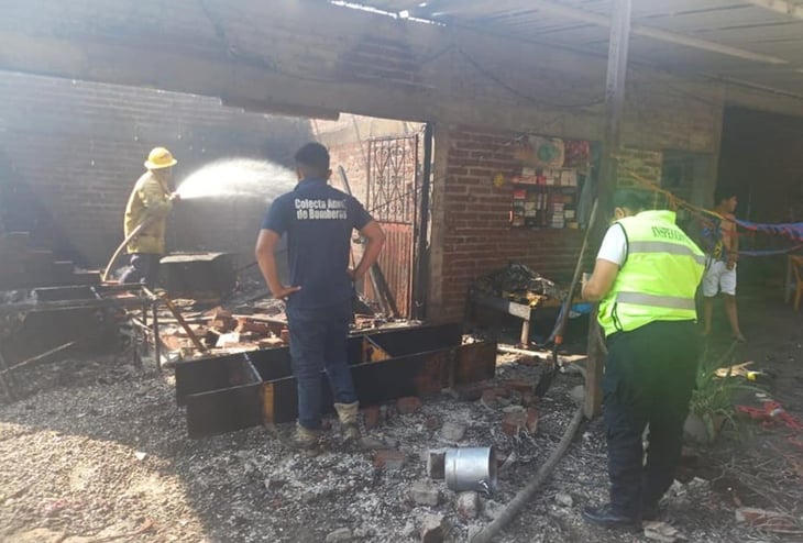 Casa con pirotecnia explota en Apatzingán; afortunadamente no hay heridos