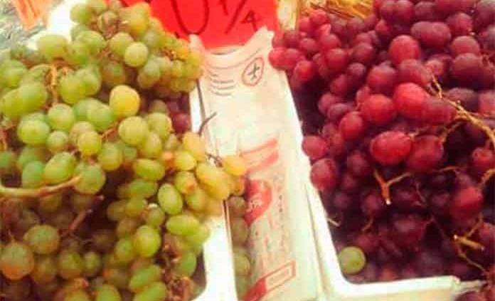 Venden en más de 100 pesos el kilo de uva en SLP