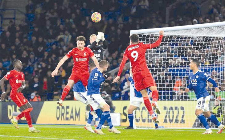 Leicester superó 1-0 al Liverpool