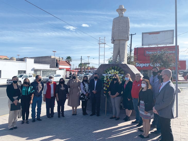 Con ceremonia cívica rinden homenaje del natalicio 162 de don Venustiano Carranza en Monclova