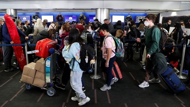 Otras 1,200 cancelaciones de vuelos en EU en séptimo día de perturbaciones