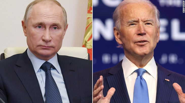 Putin advierte a Biden que sanciones podrían llevar a ruptura de relaciones