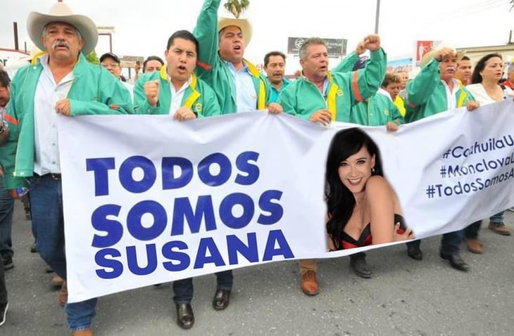 Monclovenses muestran su apoyo a Susana Zabaleta