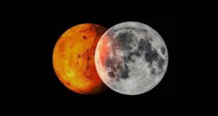 Mira al cielo; La Luna y Marte se 'besarán' esta noche
