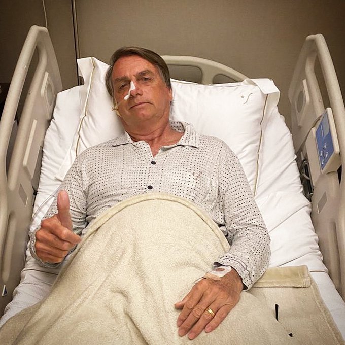 Hospitalizan al presidente Bolsonaro por obstrucción intestinal en Sao Paulo