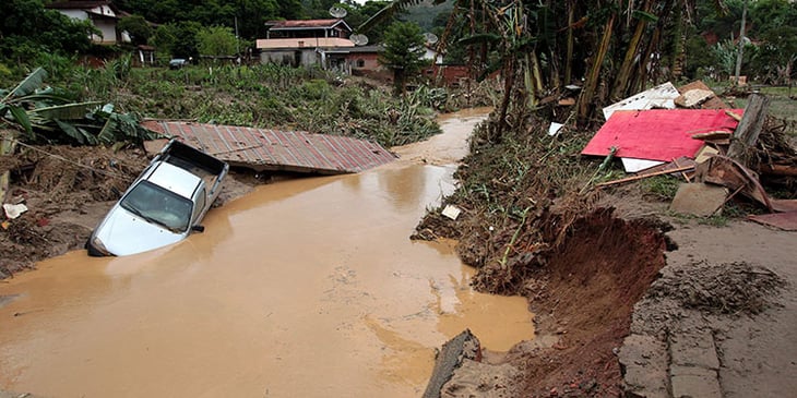 Fuertes lluvias dejan 138 ciudades en emergencia en Minas Gerais (Brasil)