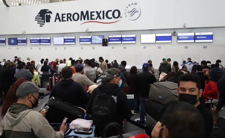 Aeroméxico canceló 260 vuelos, del 6 al 10 de enero: Profeco