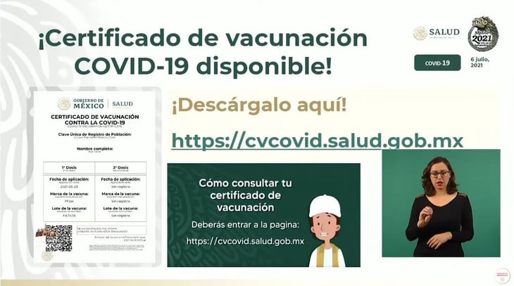¿Cómo tramito mi Certificado de Vacunación COVID-19?... estos son los requisitos