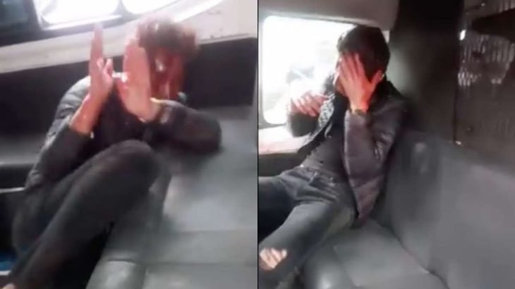 VIDEO FUERTE: Golpean a hombre que intentó asaltar una combi en Edomex