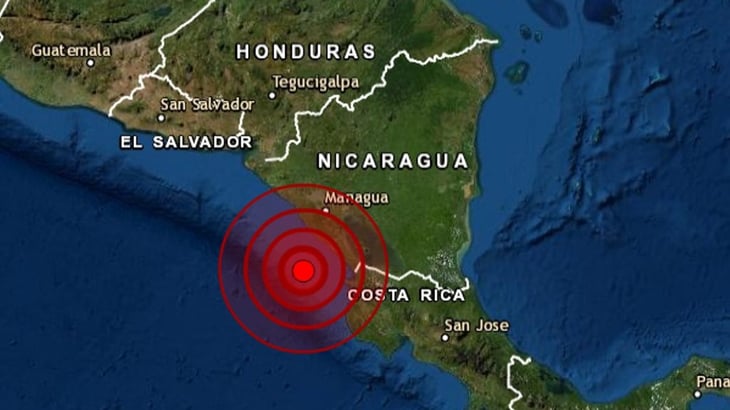 Nicaragua registra enjambre sísmico frente a sus costas del Pacífico