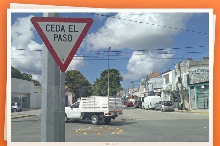 'Ceda el Paso', señalamiento vial que no se respeta en Monclova