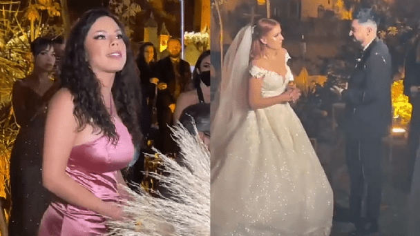 Lizbeth Rodríguez interrumpe boda del influencer Soy Banaz