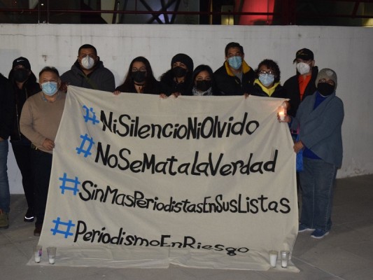 Se suman en el norte de Coahuila a protesta pacífica nacional por homicidio de periodistas