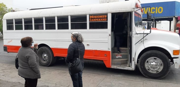 Transporte público de Monclova sin puerta de emergencia 