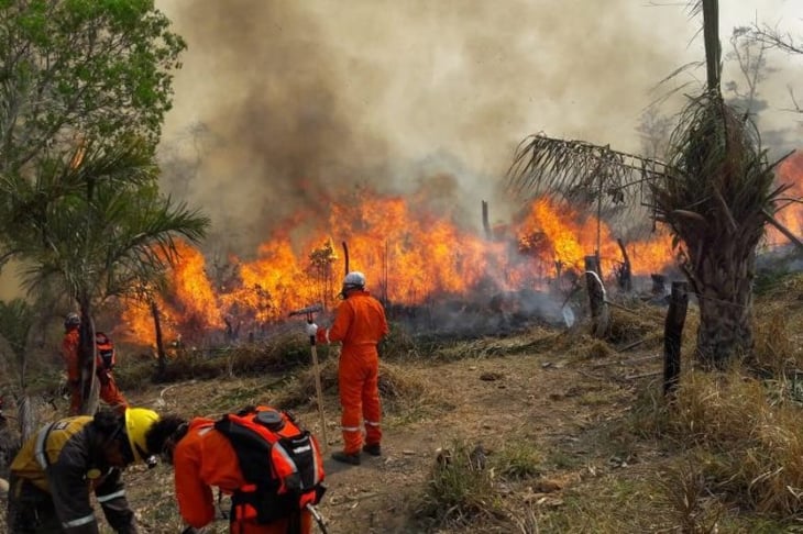 Nicaragua registró 70 incendios en 2021, incluido 28 forestales