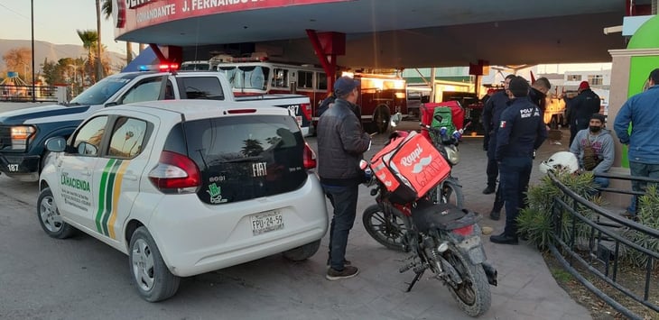 Motociclista es impactado en Monclova por un automovilista