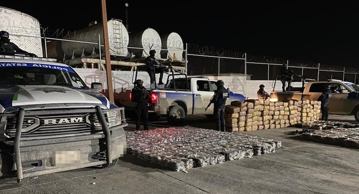Decomisan 677 kilos de droga, armas y cartuchos en Tamaulipas