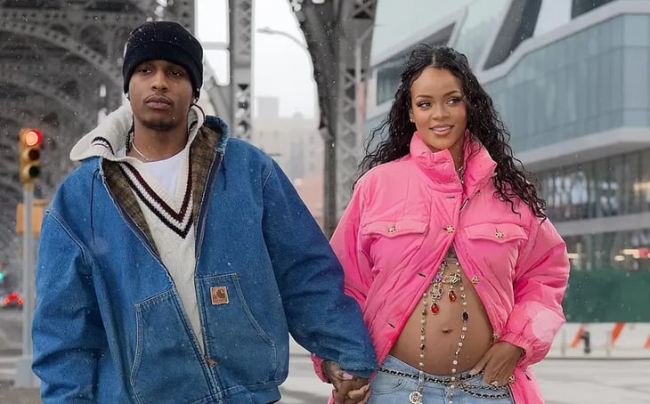 ¡Rihanna está embarazada! Espera su primer hijo con A$AP Rocky