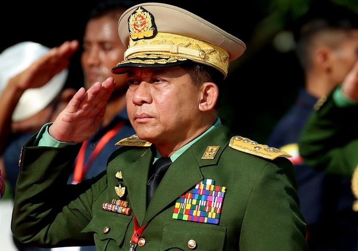 La junta birmana ensalza sus logros un año después del golpe de Estado