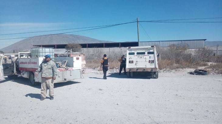 Camión de valores se incendia en Castaños 