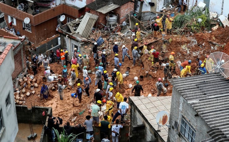 En Sao Paulo, aumenta a 28 personas muertas y 3 mil familias desalojadas por lluvias