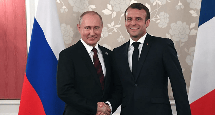 Emmanuel Macron propone a Vladímir Putin 'nuevos mecanismos de seguridad' para Europa