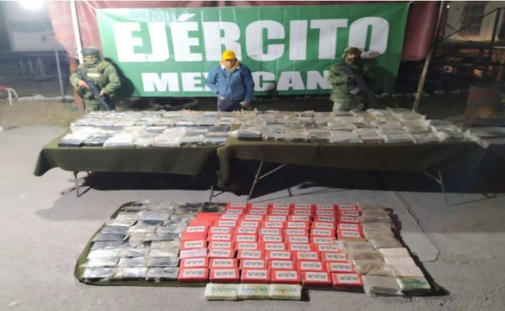 Decomisan 150 millones de pesos en cocaína en SLP