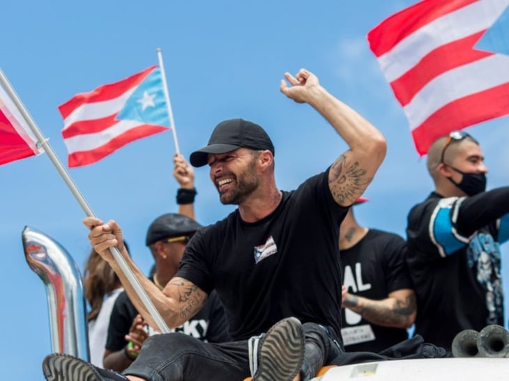 Ricky Martin apoya las protestas de los empleados públicos puertorriqueños